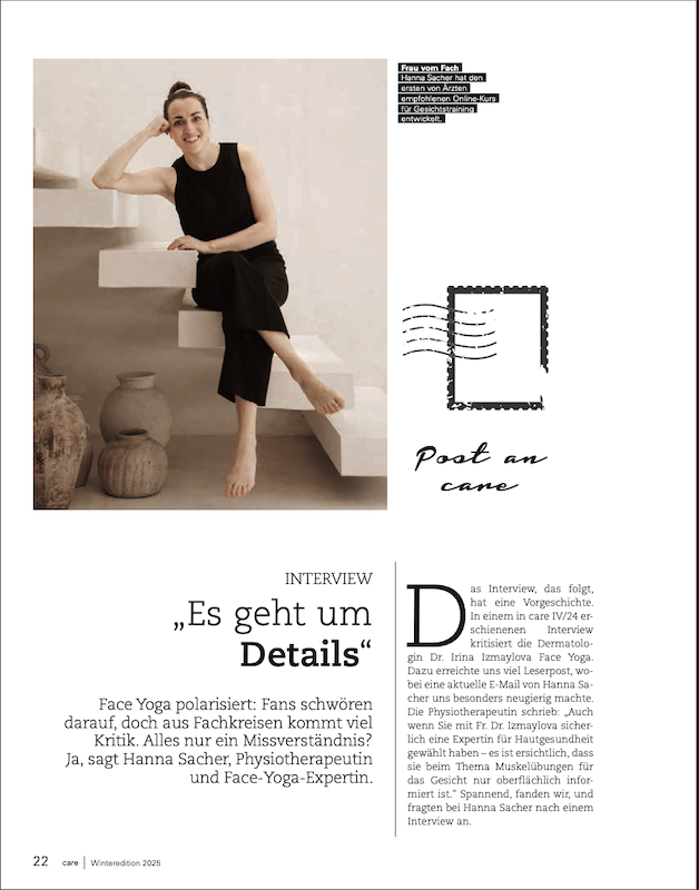 Hanna Sacher - care Magazin