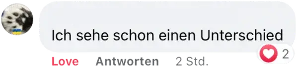 Kommentar aus der Facebook-Gruppe